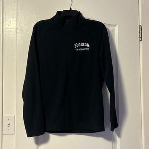 Black Nike Florida Gymnastics fleece 1/4 Zip up Jacket -XS